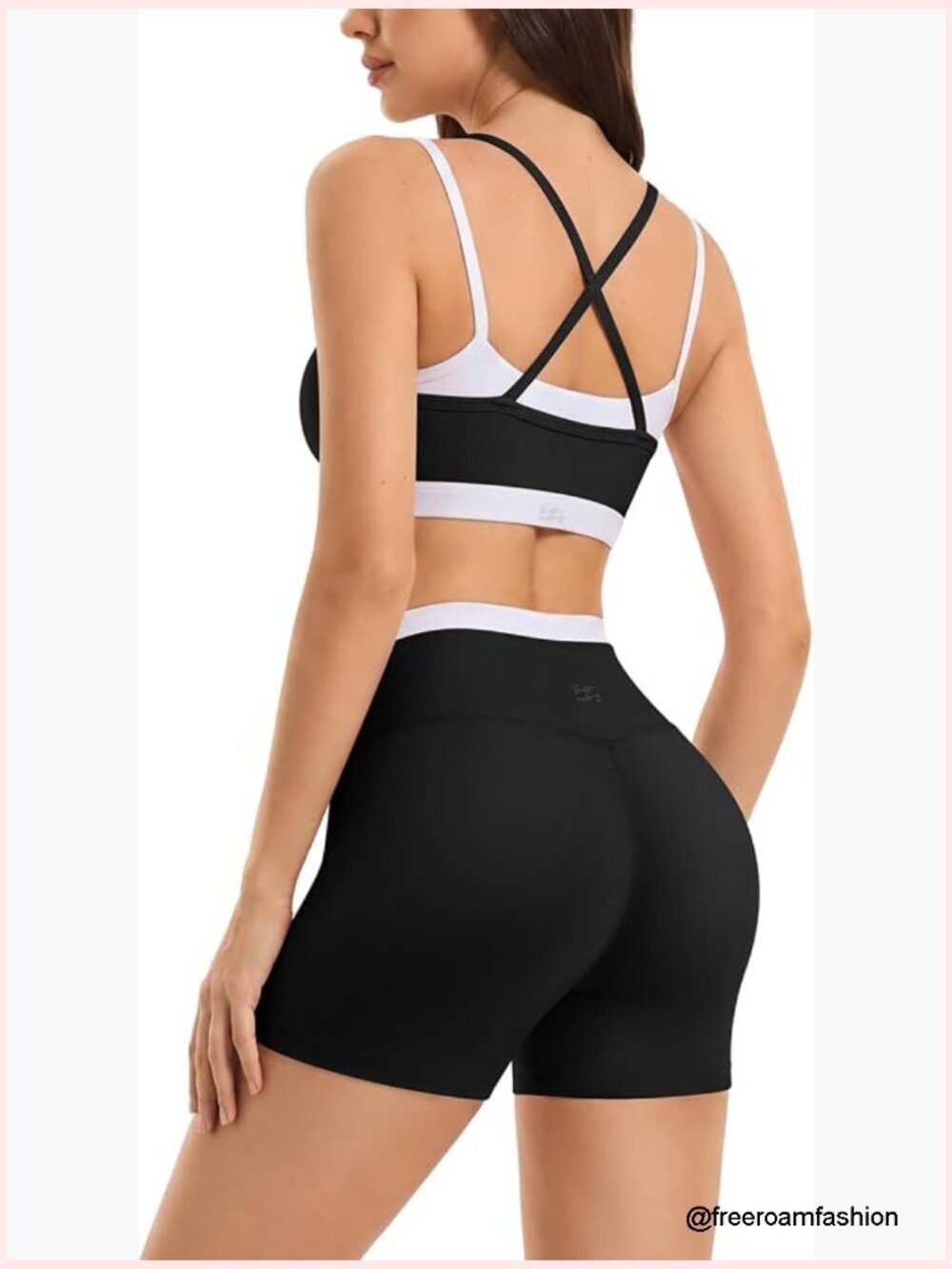 Seamless 2-Piece Workout Set with Sports Bra and Shorts